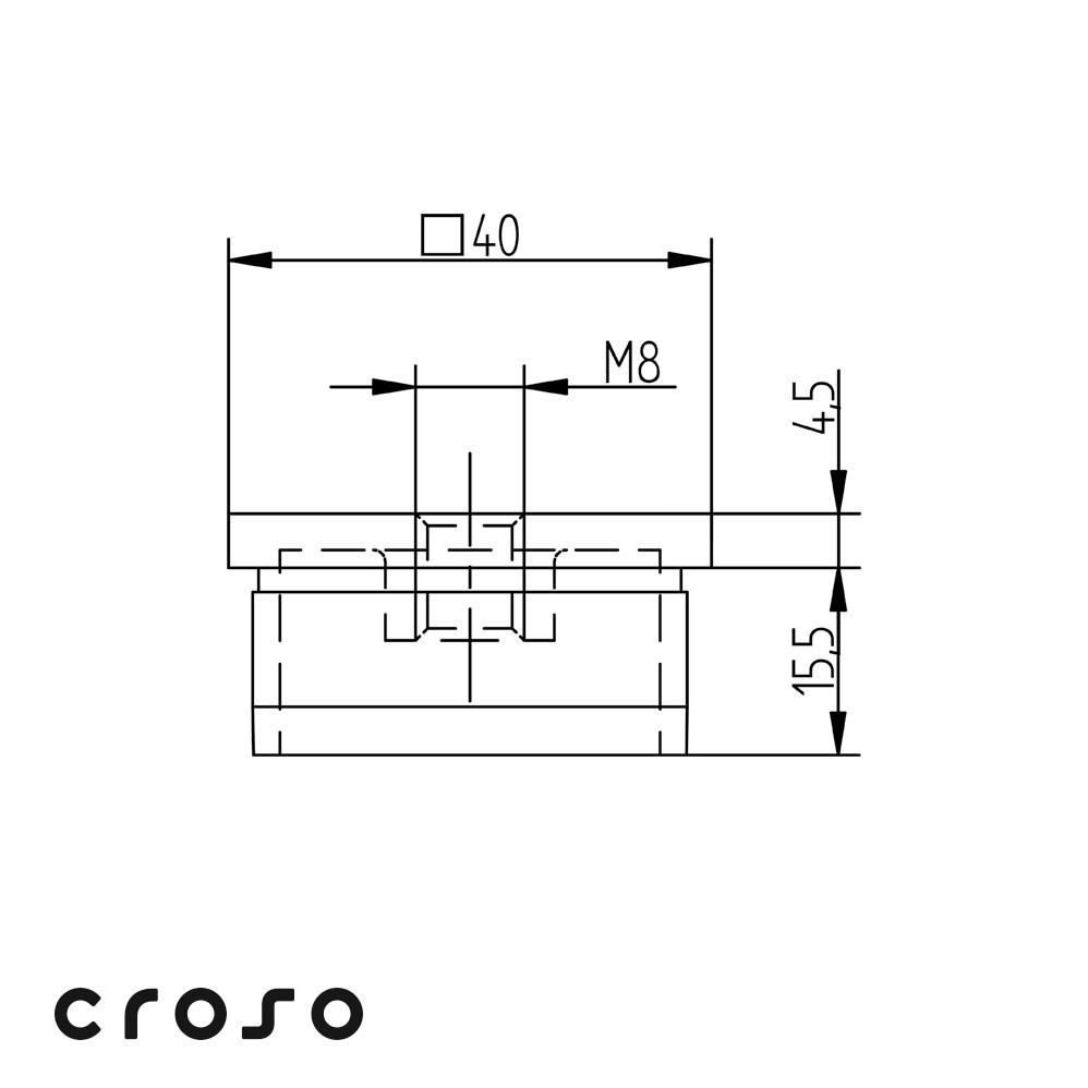 Rohr 40x40x2