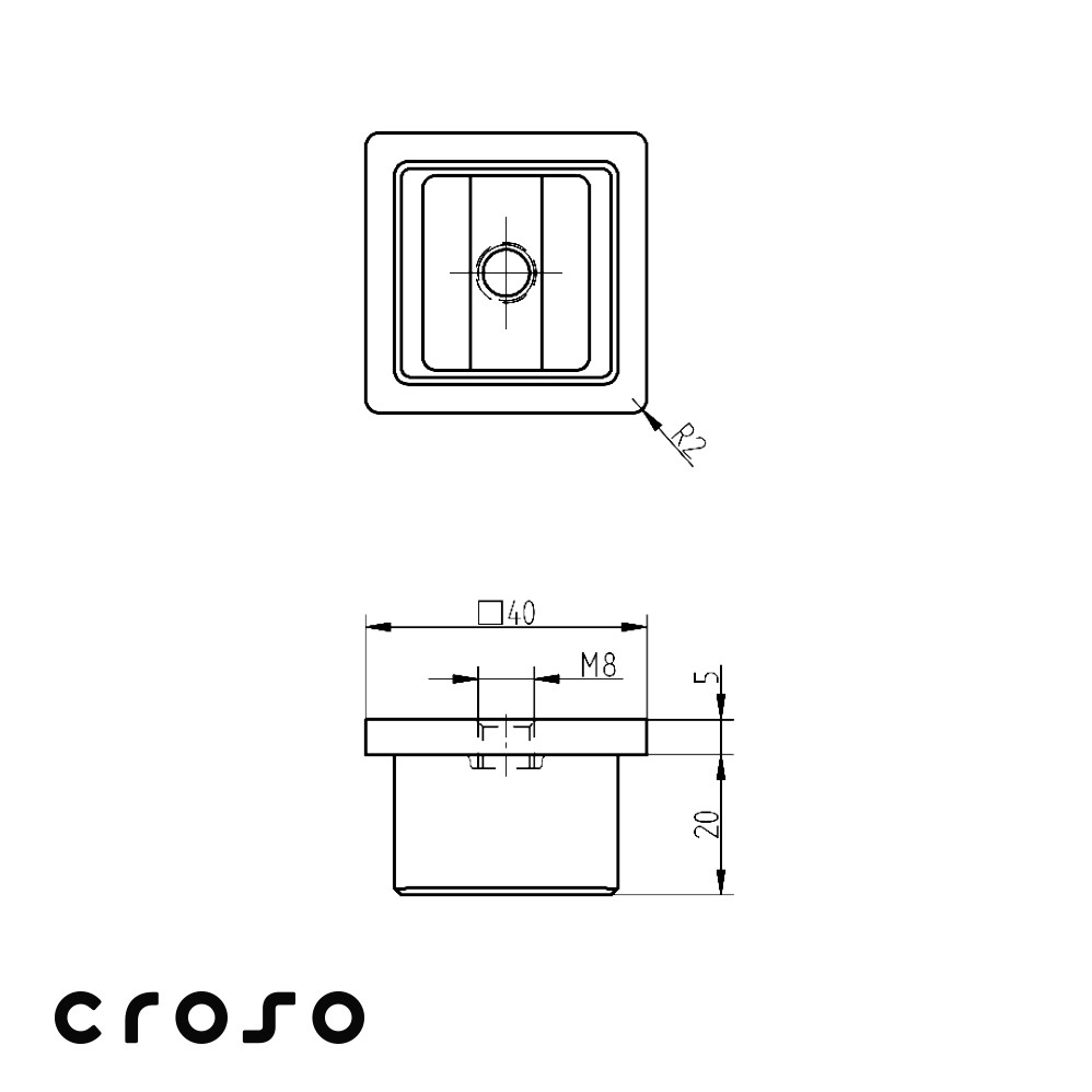 Rohr 40x40